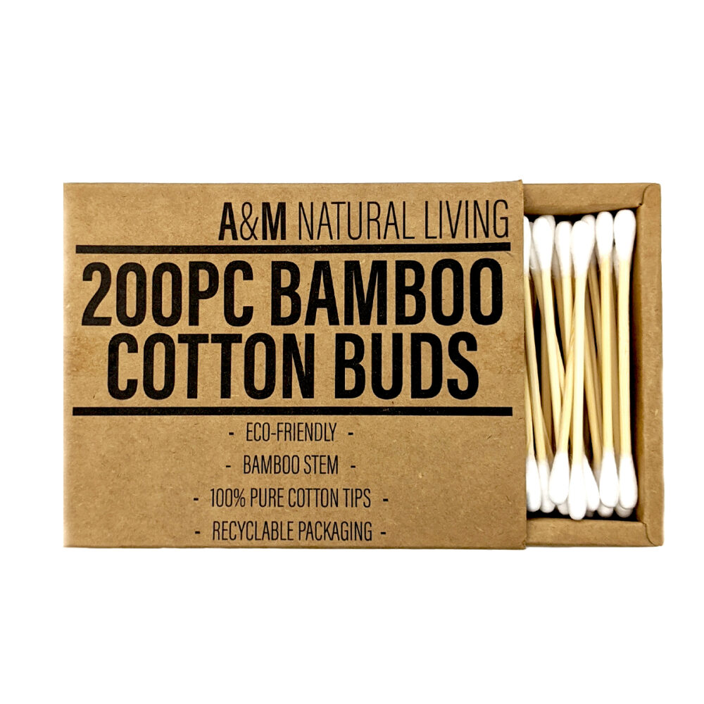A&M Natural Living Bamboo Cotton Buds