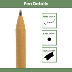 A&M Natural Living Eco Pens Pack Of 24 - Pen Details